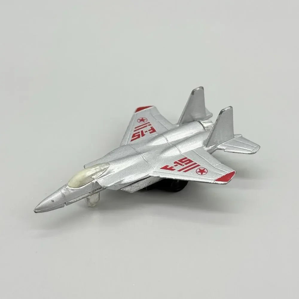 Lot of 3 Small Diecast Military Planes Fighter Jets Mixed Brands F-4 F-15 JS 289
